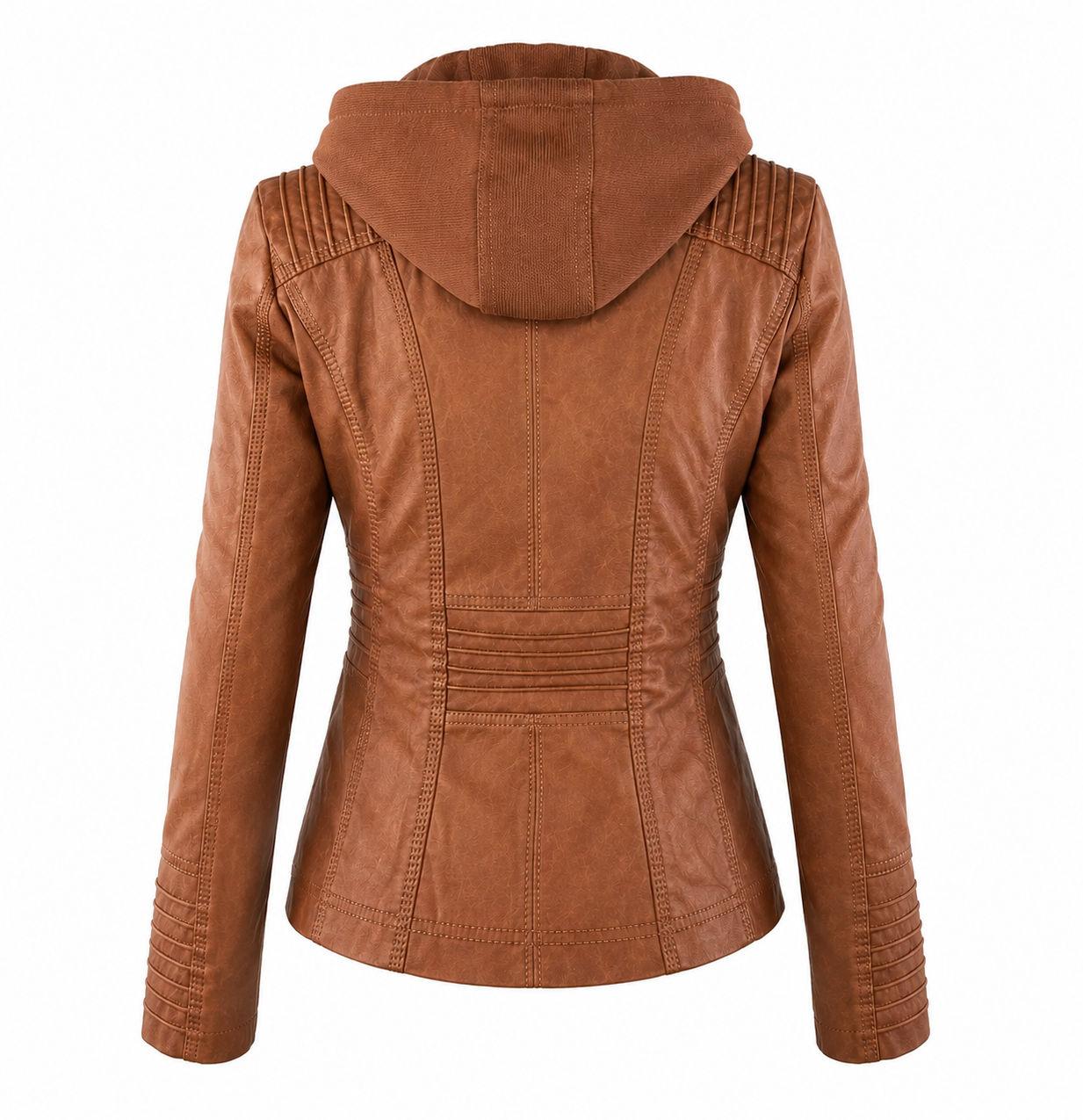 Diane | Women's Hooded Leather Jacket