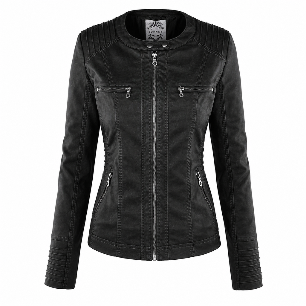 Diane | Women's Hooded Leather Jacket