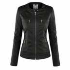 Diane | Women's Hooded Leather Jacket