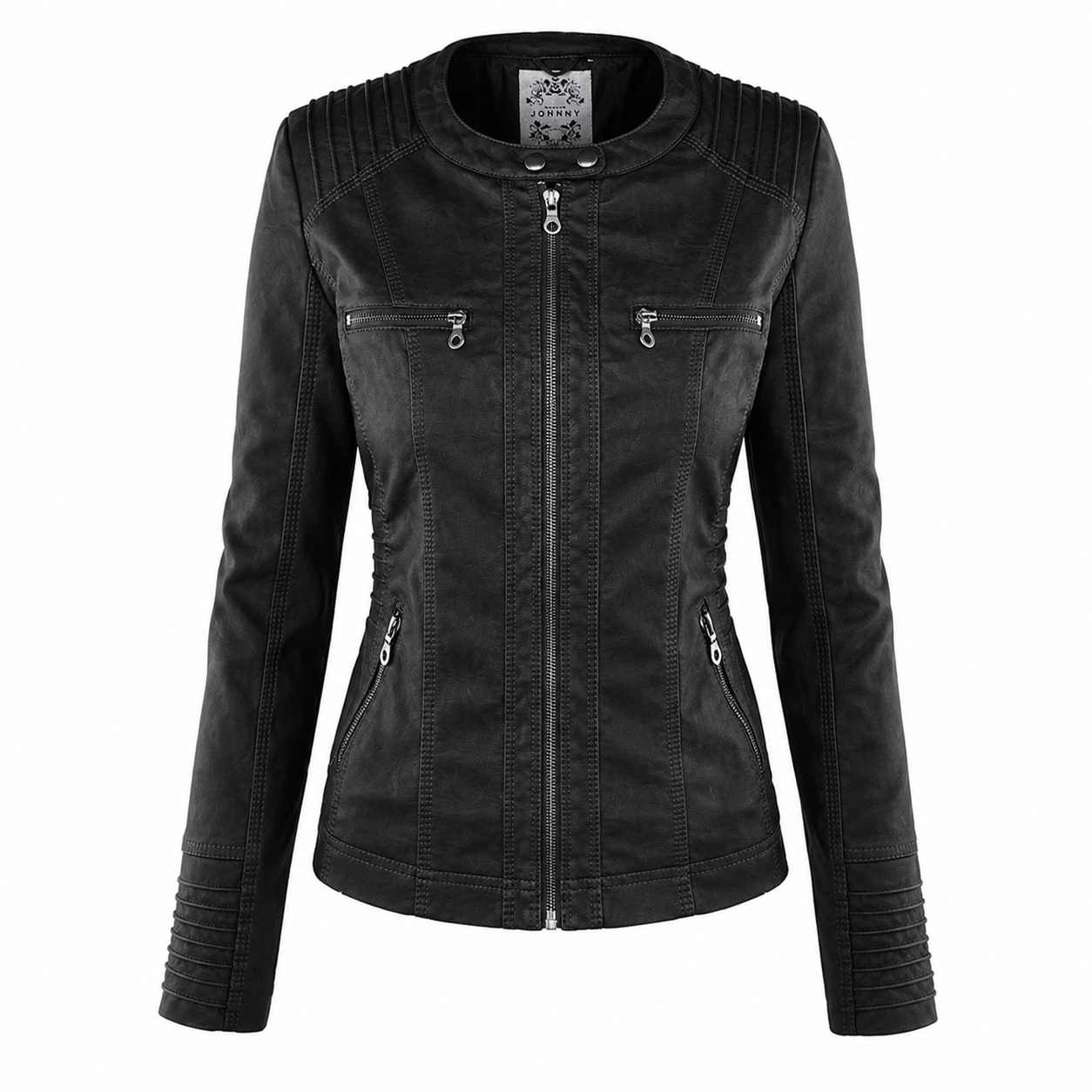 Diane | Women's Hooded Leather Jacket