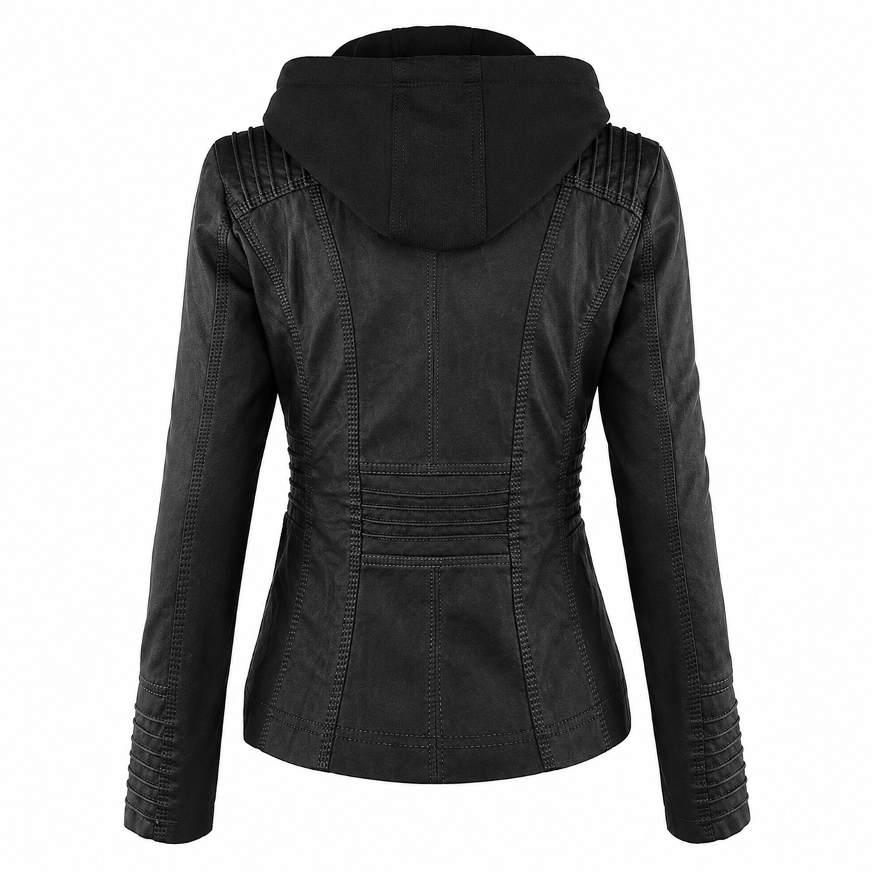 Diane | Women's Hooded Leather Jacket