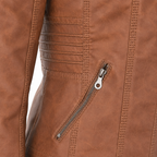Diane | Women's Hooded Leather Jacket