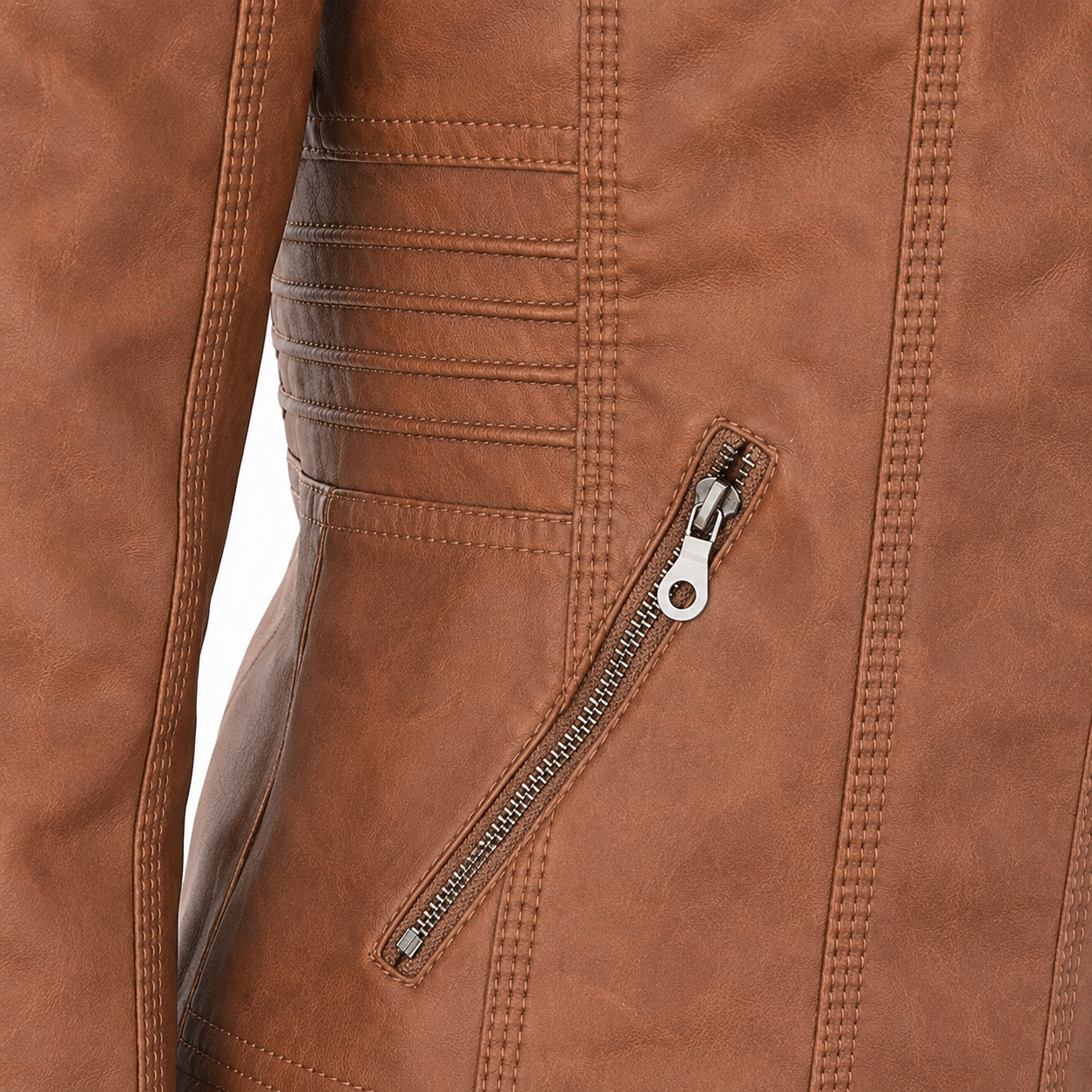 Diane | Women's Hooded Leather Jacket