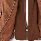 Diane | Women's Hooded Leather Jacket