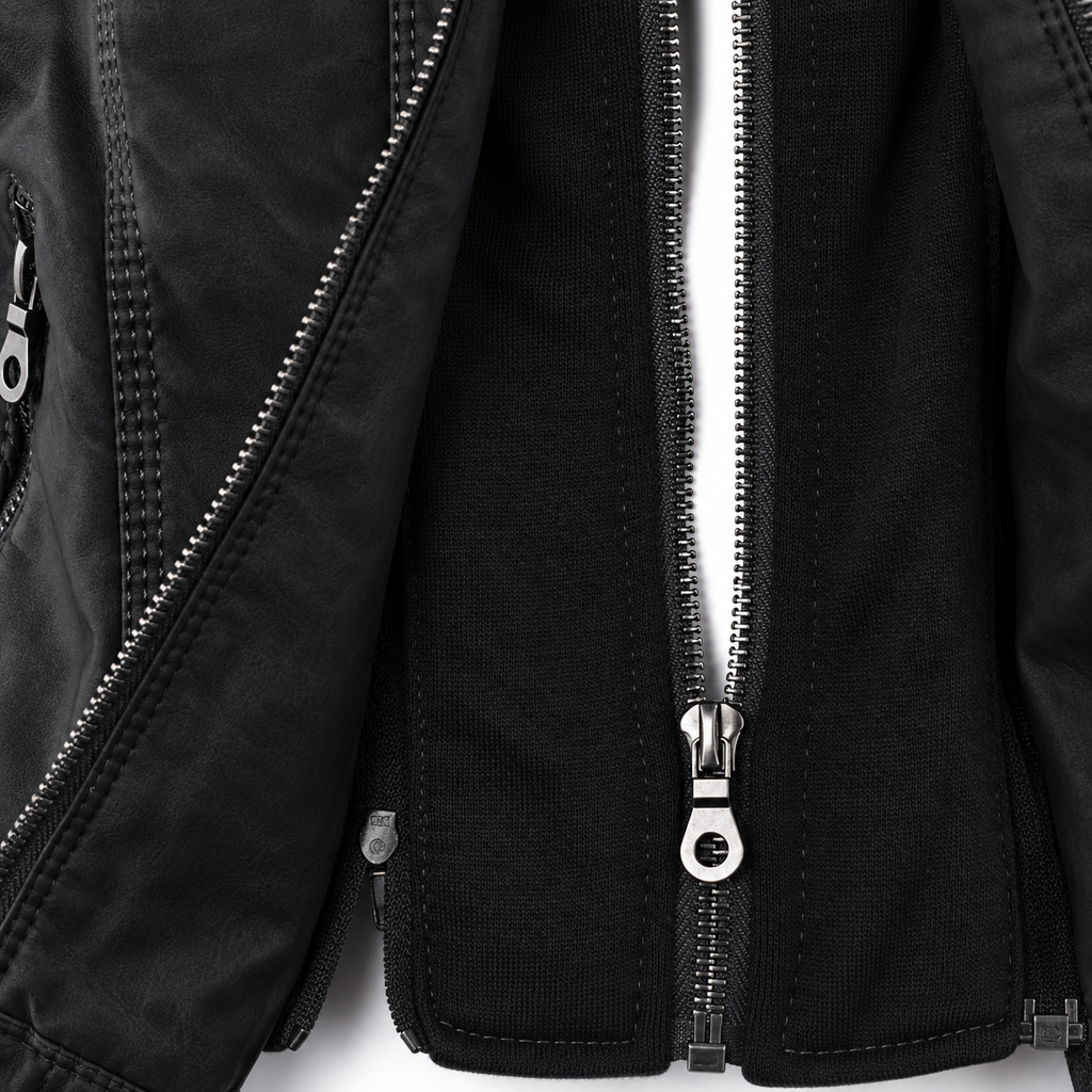Diane | Women's Hooded Leather Jacket