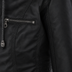 Diane | Women's Hooded Leather Jacket