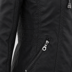 Diane | Women's Hooded Leather Jacket