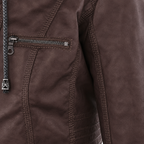Diane | Women's Hooded Leather Jacket