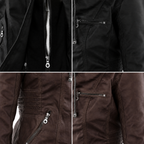 Diane | Women's Hooded Leather Jacket