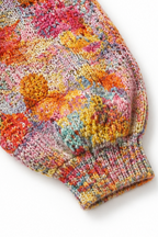 Helena | Women Floral Print Cardigan Open Front Soft Knit