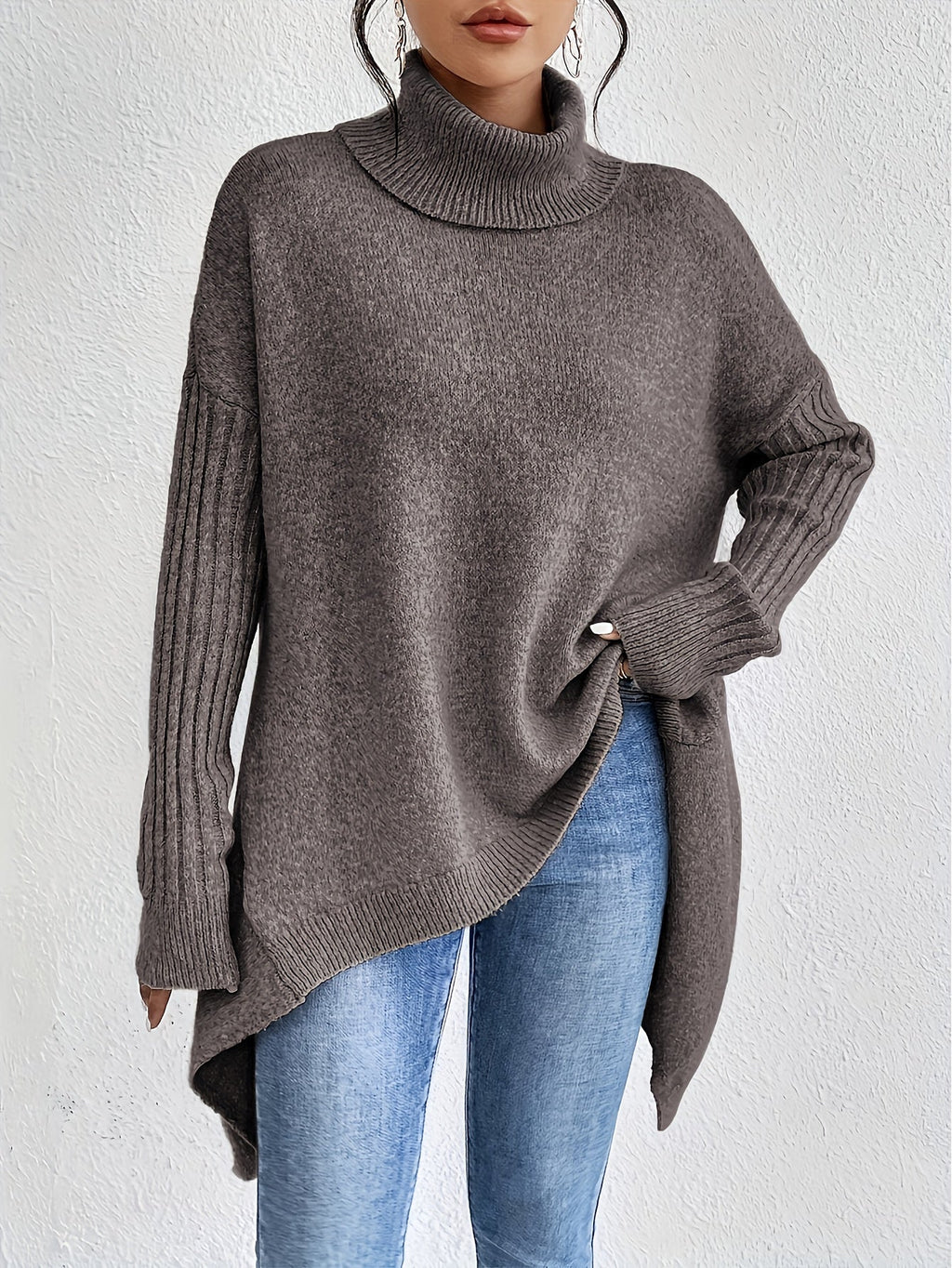 Ezella | Women's Relaxed Turtleneck Sweater