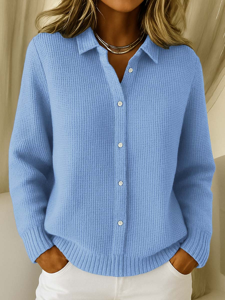 Calista | Women's Ribbed Button Cardigan