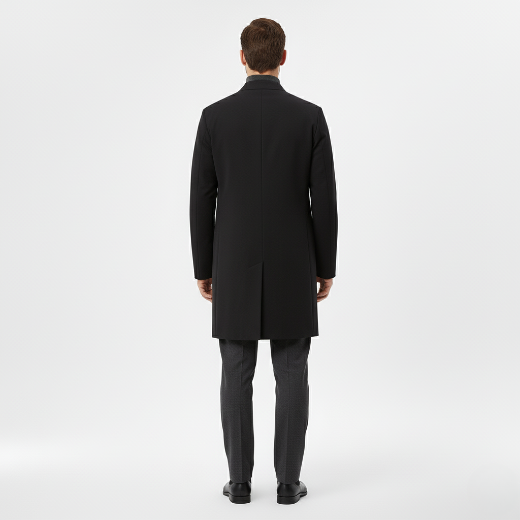 Stylish and Warm Men’s Jacket in Black