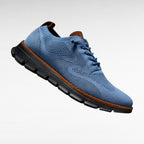 Reese | Men's Navy Mesh Knit Sneaker