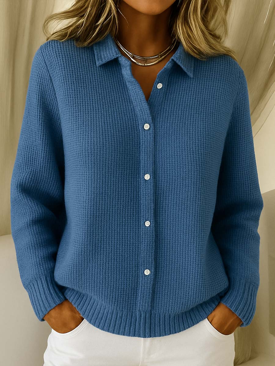 Calista | Women's Ribbed Button Cardigan