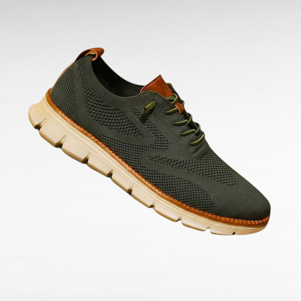 Reese | Men's Navy Mesh Knit Sneaker