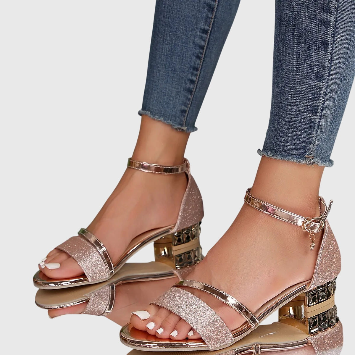 Elegant Women’s Heeled Sandals – Stylish Comfort for Everyday Wear