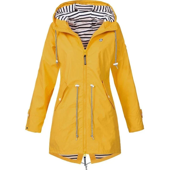 Sabrina | Women's Navy Hooded Coat