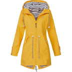 Sabrina | Women's Navy Hooded Coat
