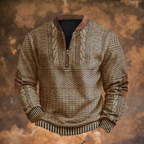 Theron | Men's Half-Zip Cable Knit Sweater