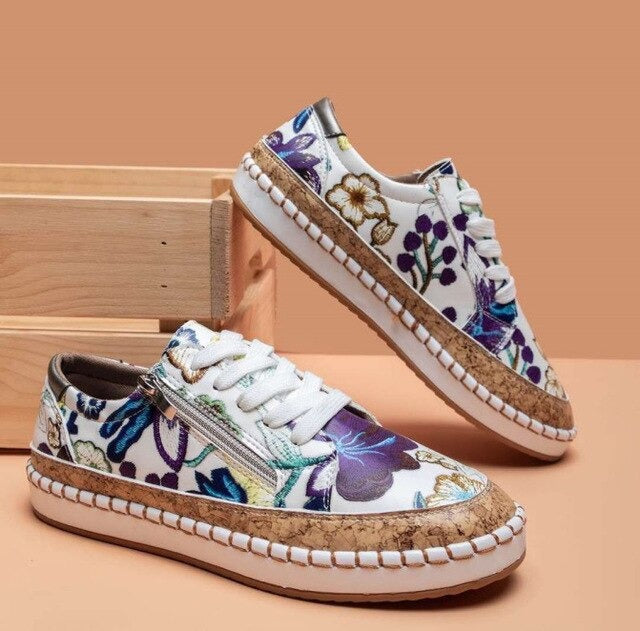 Stylish Women’s Floral Shoes – Elegant Comfort for Everyday Wear