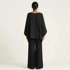 Majolie | Women's Linen-Blend Wide-Leg Two-Piece Set