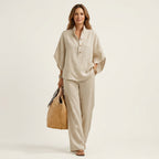 Zerah | Women's Linen-Cotton Two-Piece Set