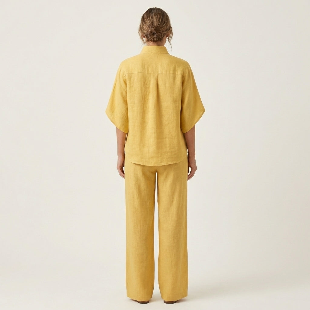 Zerah | Women's Linen-Cotton Two-Piece Set