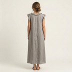 Josette | Women's Ruffle V-Neck Maxi Dress