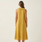 Vicky | Women's Ruffle-Front V-Neck Maxi Dress