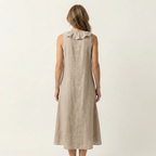 Vicky | Women's Ruffle-Front V-Neck Maxi Dress