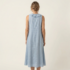 Vicky | Women's Ruffle-Front V-Neck Maxi Dress