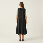 Vicky | Women's Ruffle-Front V-Neck Maxi Dress