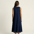 Vicky | Women's Ruffle-Front V-Neck Maxi Dress