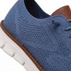 Reese | Men's Navy Mesh Knit Sneaker