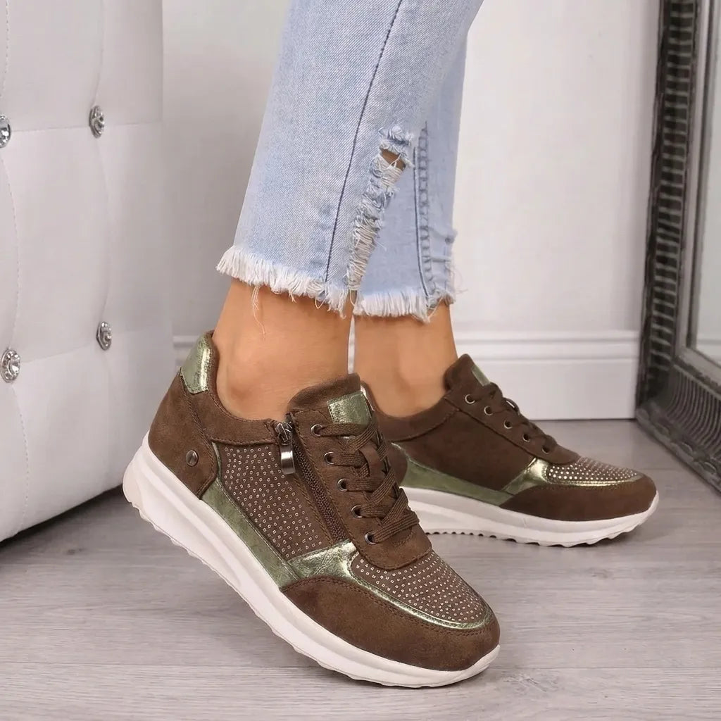 Heidi | Women's Cushioned Lace-Up Sneaker