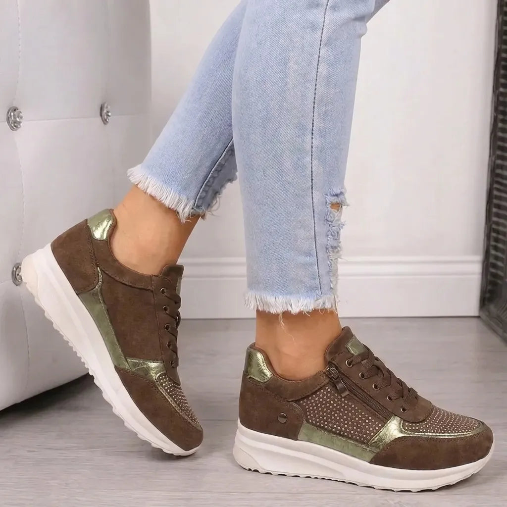 Heidi | Women's Cushioned Lace-Up Sneaker
