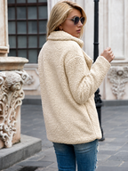 Holly | Women's Relaxed Teddy Fleece Coat