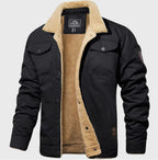 Aston | Men's Sherpa-Lined Cotton Jacket