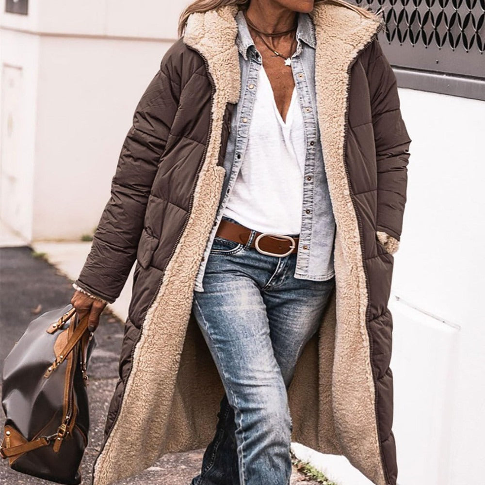Elena | Women Reversible Winter Jacket Flattering Fit