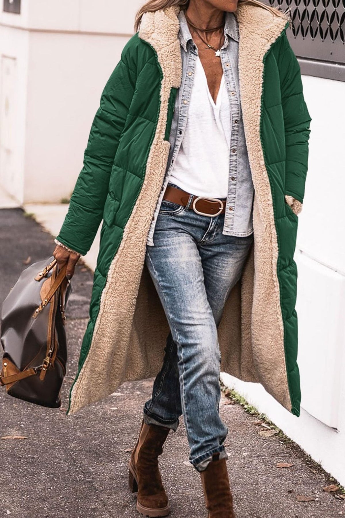 Elena | Women Reversible Winter Jacket Flattering Fit
