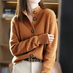 Anna | Women Cashmere Blend Cardigan Button Front Lightweight