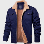 Aston | Men's Sherpa-Lined Cotton Jacket