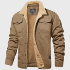 Aston | Men's Sherpa-Lined Cotton Jacket
