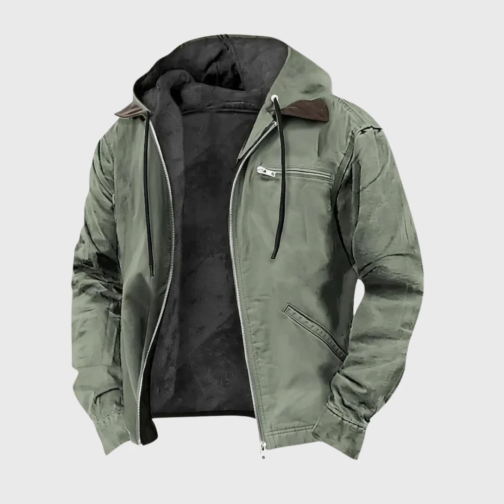 Braden | Men's Hooded Jacket Warm Fleece Lined