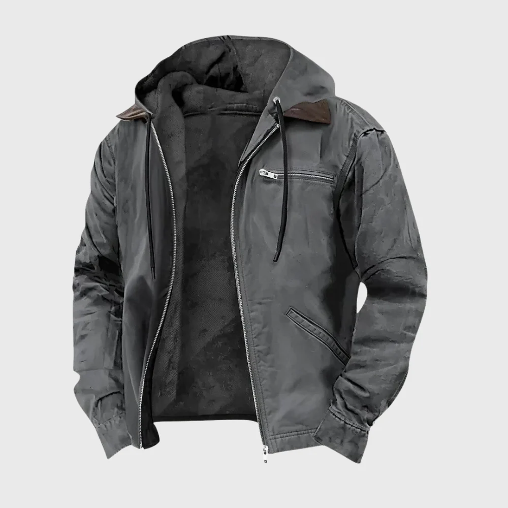Braden | Men's Hooded Jacket Warm Fleece Lined