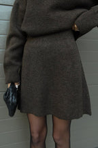 Delilah | Women's Oversized Knit Sweater and Skirt Set