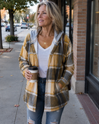 Kendra | Women's Plaid Hooded Jacket
