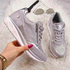 Heidi | Women's Cushioned Lace-Up Sneaker