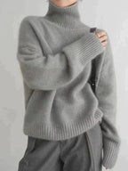 Nora | Women Lightweight Turtleneck Knit Sweater